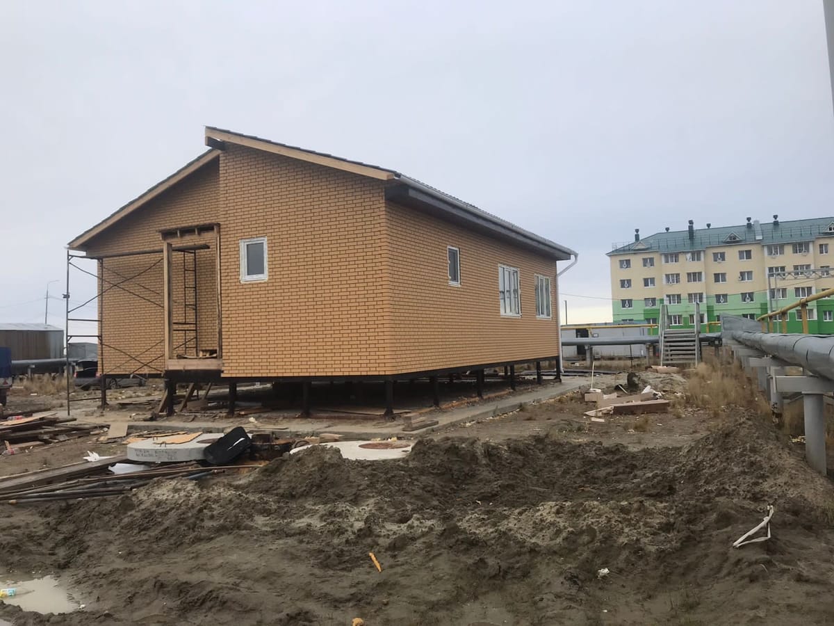 Фото Дом из СИП панелей в Тазовском (ЯНАО) — северное качество и энергоэффективность