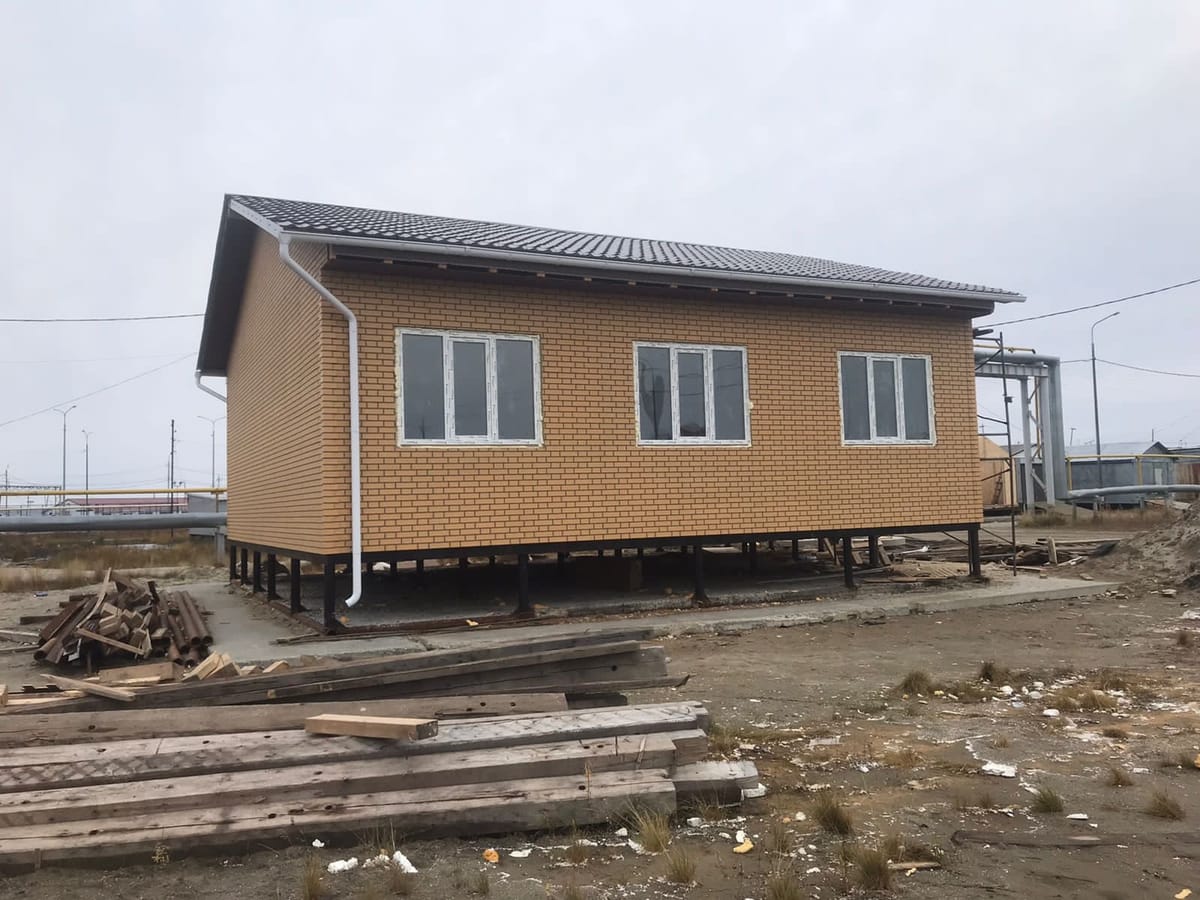 Фото Дом из СИП панелей в Тазовском (ЯНАО) — северное качество и энергоэффективность