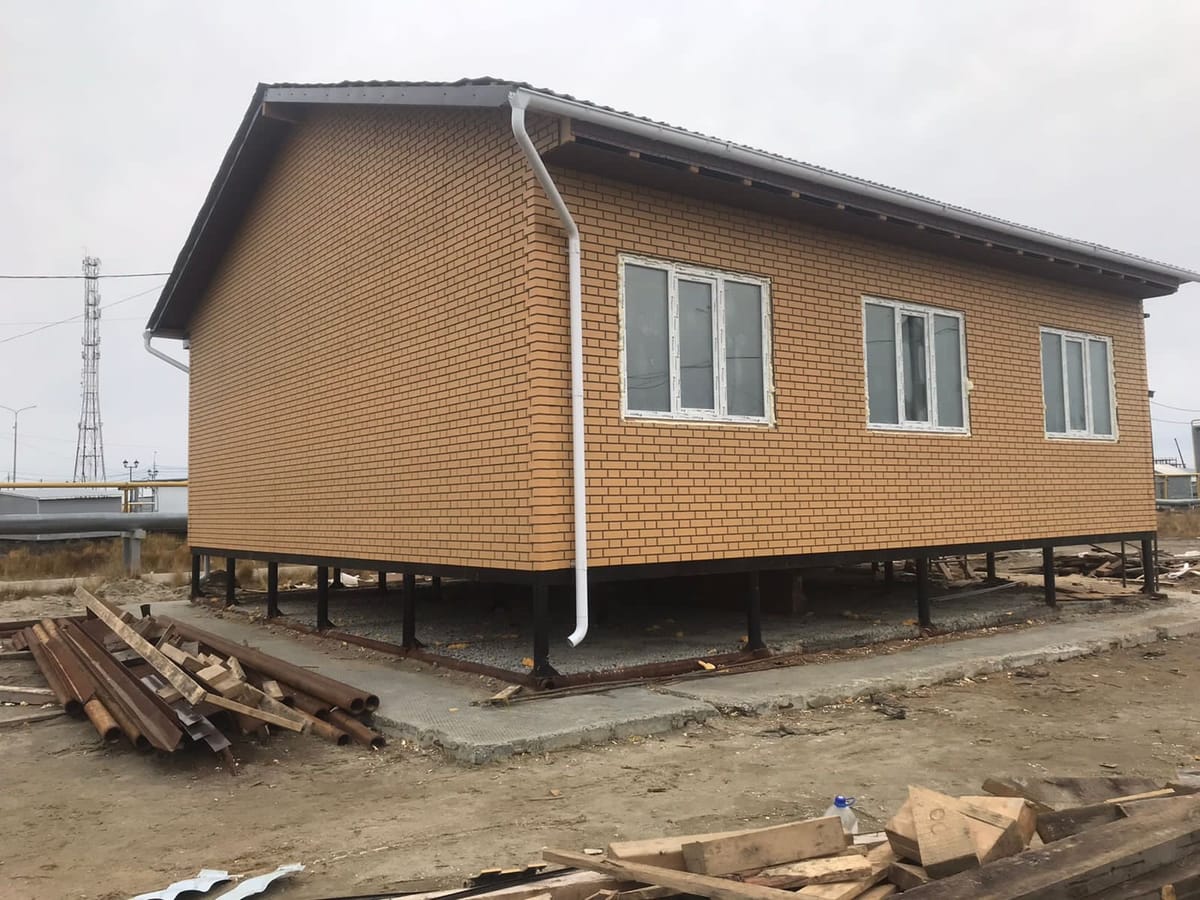 Фото Дом из СИП панелей в Тазовском (ЯНАО) — северное качество и энергоэффективность